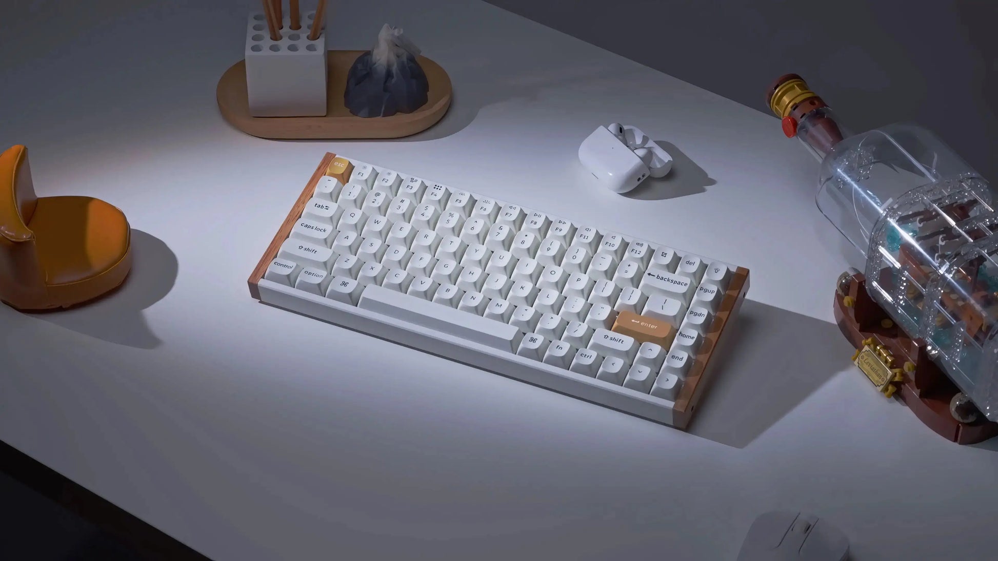 Keychron K2 HE Wireless Magnetic Switch Custom Keyboard Special Edition 75% Layout RGB Backlight Double-Shot PBT Keycap Dropshipman