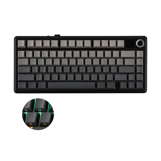 EPOMAKER X AULA F75 MAX Compact 75% ANSI Layout Wired/Bluetooth/2.4GHz Wireless Mechanical Keyboard with TFT Screen and a Knob Dropshipman
