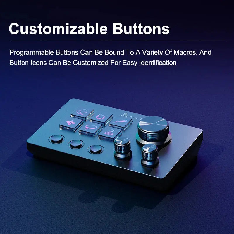 Ajazz AKP03E Programmable Macro Keyboard Multifunctional Console Panel Assistente Custom Button Mini Keyboard For PC Laptop Dropshipman