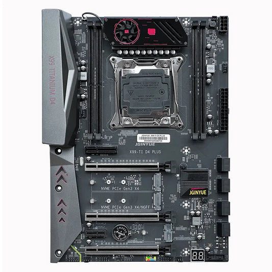 X99 Motherboard Combo Xeon E5 2699 V3 CPU Kit LGA 2011-3 4*32GB=128GB DDR4 RAM Memory Support NVME M.2 USB 3.0 TITANIUM D4 Dropshipman