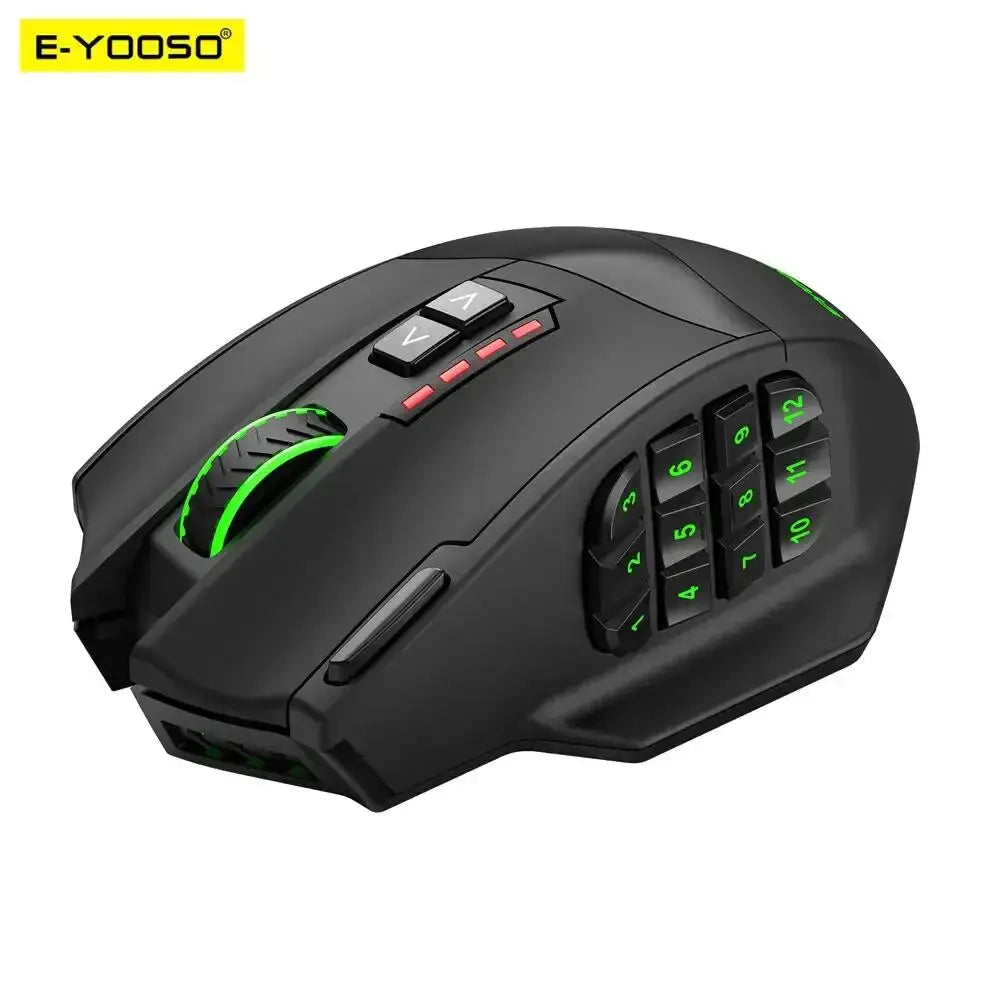 E-YOOSO X-33 RGB USB 2.4G Wireless Gaming Mouse 16000 DPI 16 Buttons Programmable Game Optical Mice for Computer PC Laptop Dropshipman