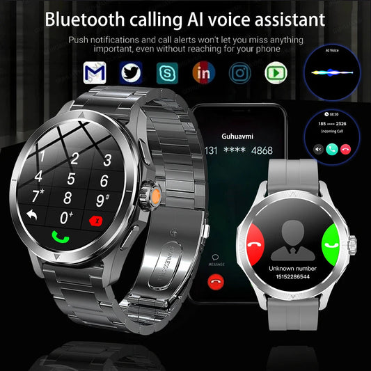For Xiaomi S4 Ultra Outdoor Sports Smart Watch Men AMOLED Screen NFC GPS Compass Heart rate Waterproof Bluetooth Call SmartWatch Dropshipman