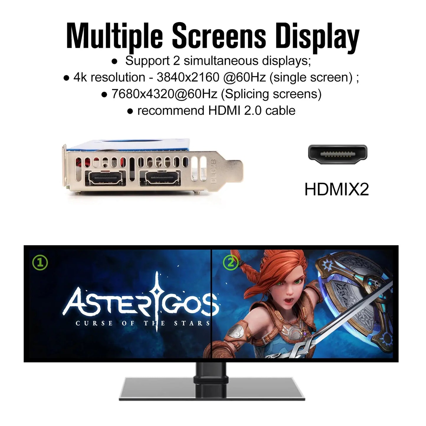 SONGREY GT730 RX550 GT1030 GTX1050 1050Ti 4GB Low Profile Graphics Card Dropshipman
