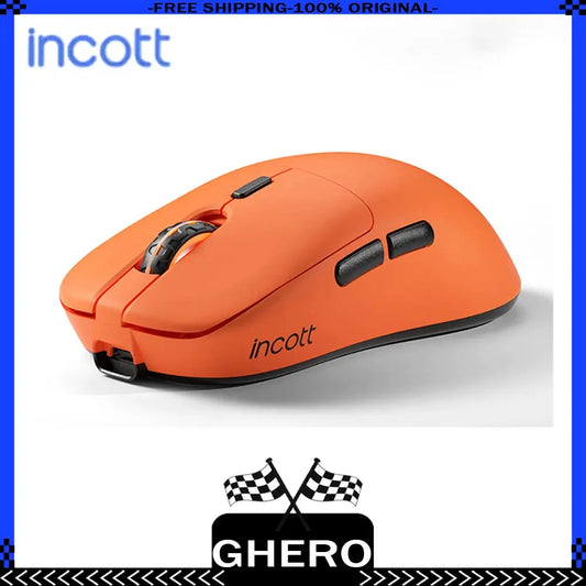 Incott G23 Mouse G23 Pro Gaming Mouse 2Mode Wireless 2.4g Mouse Paw3390 Light Weight 32000dpi 140h Playtime Custom Gamer Gifts Dropshipman