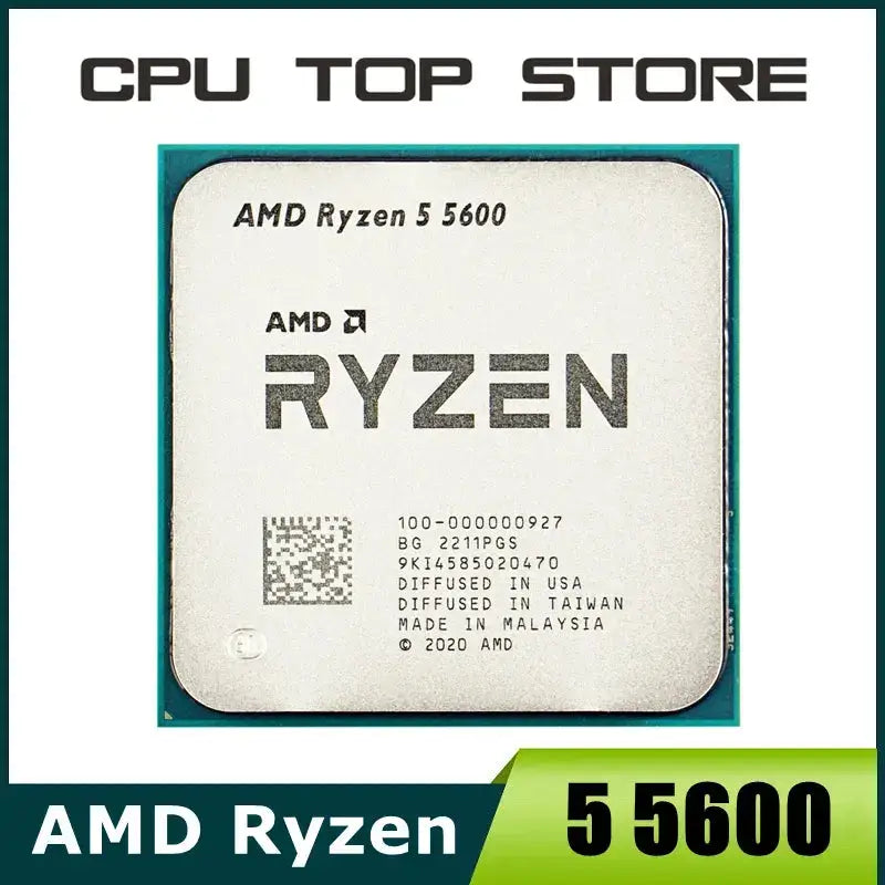 AMD Ryzen 5 R5 5600 3.5GHz 6-Core 12-Thread CPU Processor 65W LGA AM4 Not brand new Dropshipman