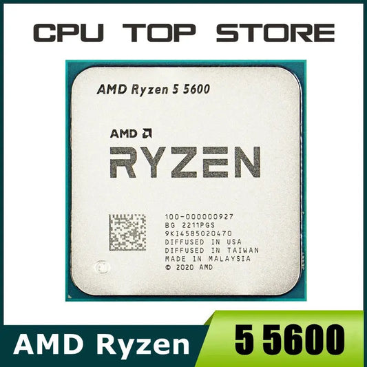 AMD Ryzen 5 R5 5600 3.5GHz 6-Core 12-Thread CPU Processor 65W LGA AM4 Not brand new Dropshipman