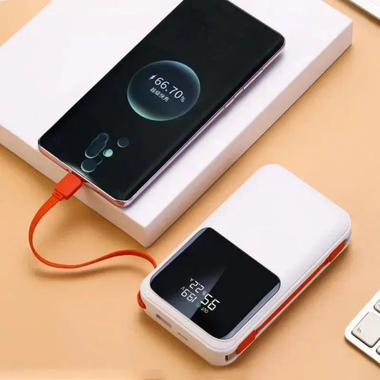 50000mAh Power BankPD45W PD FCP SCP Quick Charge Powerbank Portable External Battery Charger For iPhone 15 Xiaomi Laptop Tablet Dropshipman