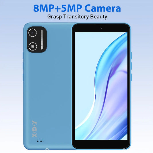 XGODY 2025 UK Version Android 14 Unlocked Phone, 4G LTE 5.5-inch X32 Smartphone, Dual SIM Dual Standby Affordable Unlocked Phone, 4GB (2G + 2G) RAM And 16GB Extended Memory 5MP + 8MP Dual Camera Combination, Octa-core Powerful Performance, 2850mAh Durabl Dropshipman
