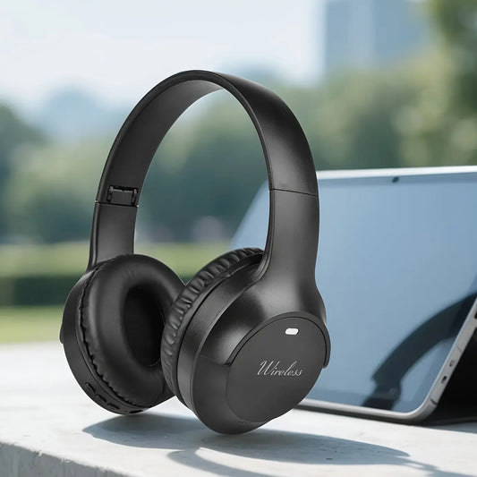 Retro Wireless Foldable Over-Ear Headphones, Gaming Earbuds, Handsfree for Running & Video Calls with HiFi Sound, Video Call Headphones, Gaming Headphones, Foldable Headphones, Openear Headphones, Durable Construction, Lightweight Headphones, Noisefree A Dropshipman
